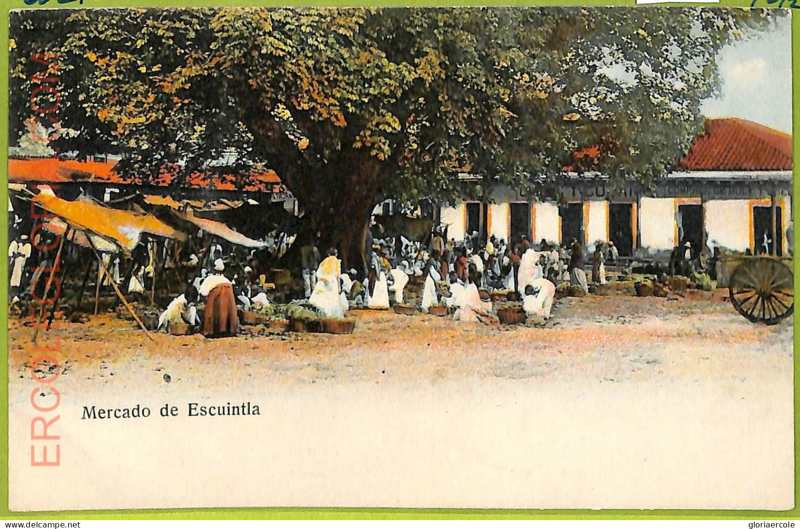 Af2514 - GUATEMALA - VINTAGE POSTCARD - Mercado De Escuintla - Guatemala