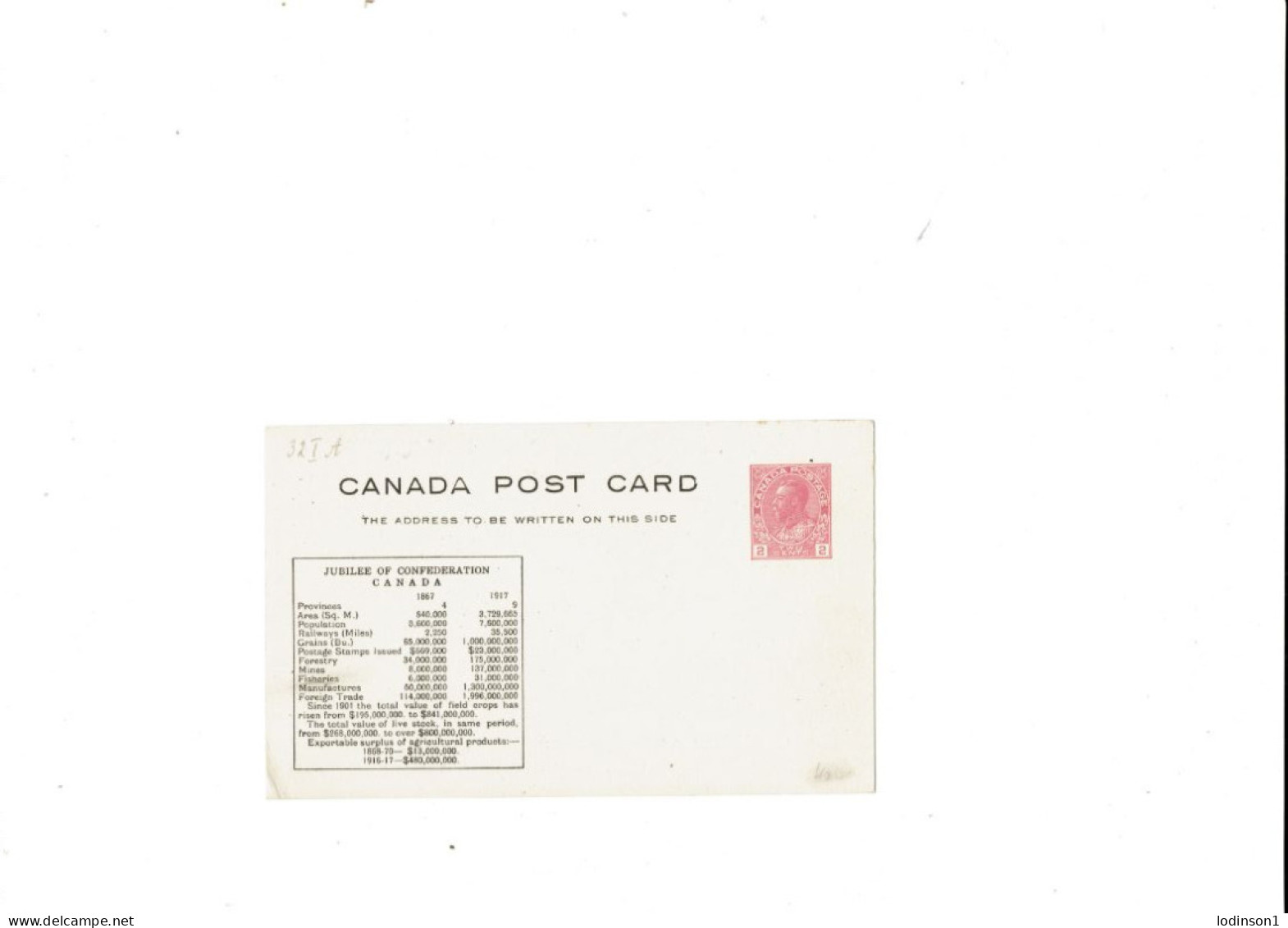 CANADA 1917 Jubilée De La Confédération Thèmes Agriculture/pêche/poissons/forêts - 1903-1954 Kings