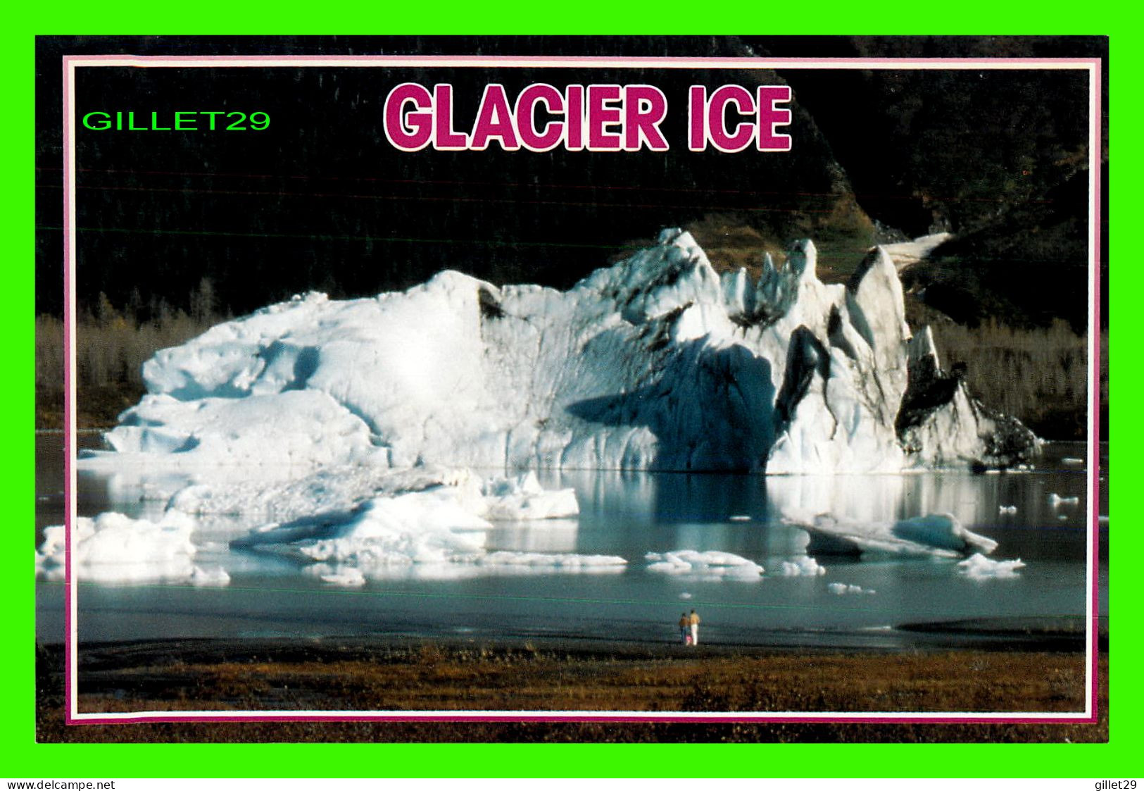 ANCHORAGE, ALASKA - GLACIER ICE BREAKS OFF OR CALVES IN ALL SIZES - PHOTO, KEN GRAHAM - - Anchorage