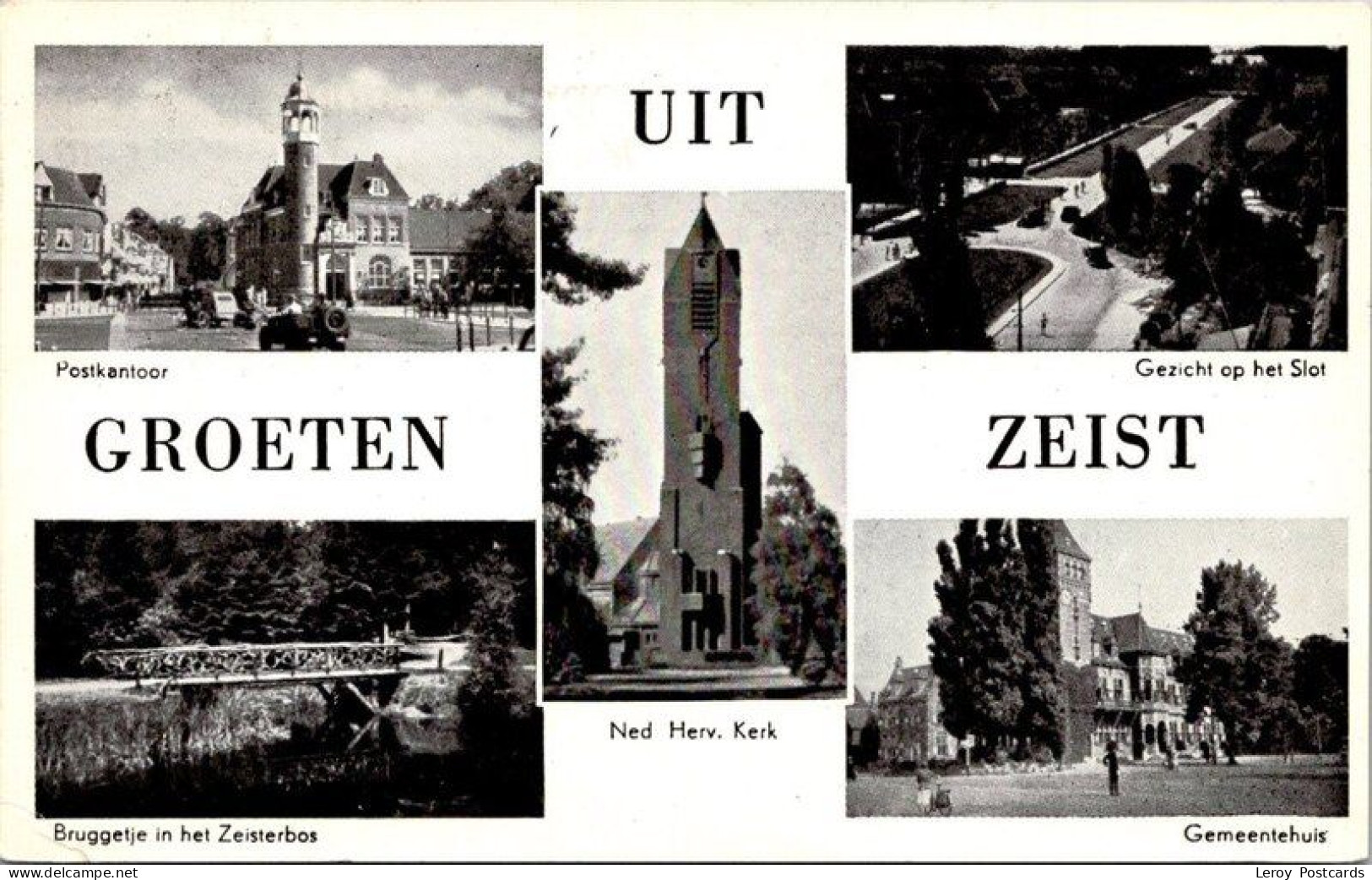 Groeten Uit Zeist, Gemeentehuis 1958 (UT) - Zeist