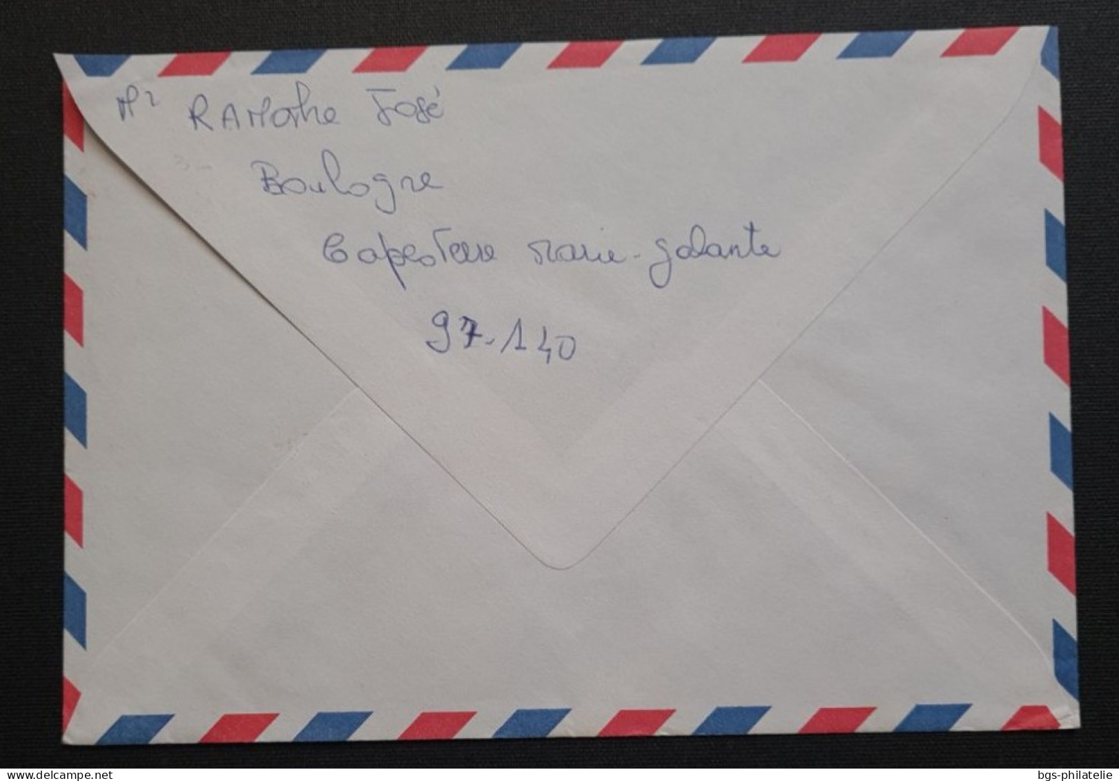 Guadeloupe,  Timbre De France Oblitéré De CAPESTERRE-DE-MARIE GALANTE. - Storia Postale