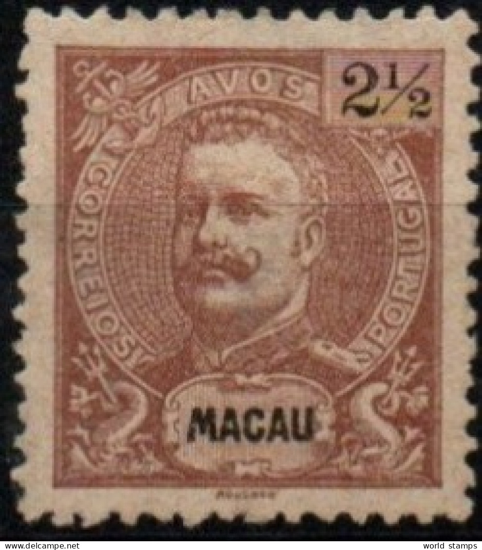 MACAO 1898-900 SANS GOMME - Nuovi