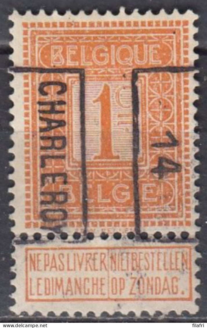 2271 Voorafstempeling Op Nr 108 - CHARLEROY 14 - Positie B - Rollenmarken 1910-19