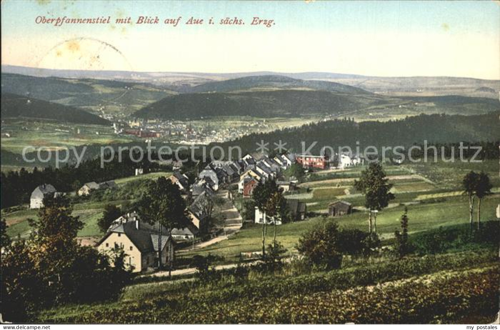 42262561 Oberpfannenstiel Mit Blick Auf Aue Erzgebirge Oberpfannenstiel - Bernsbach