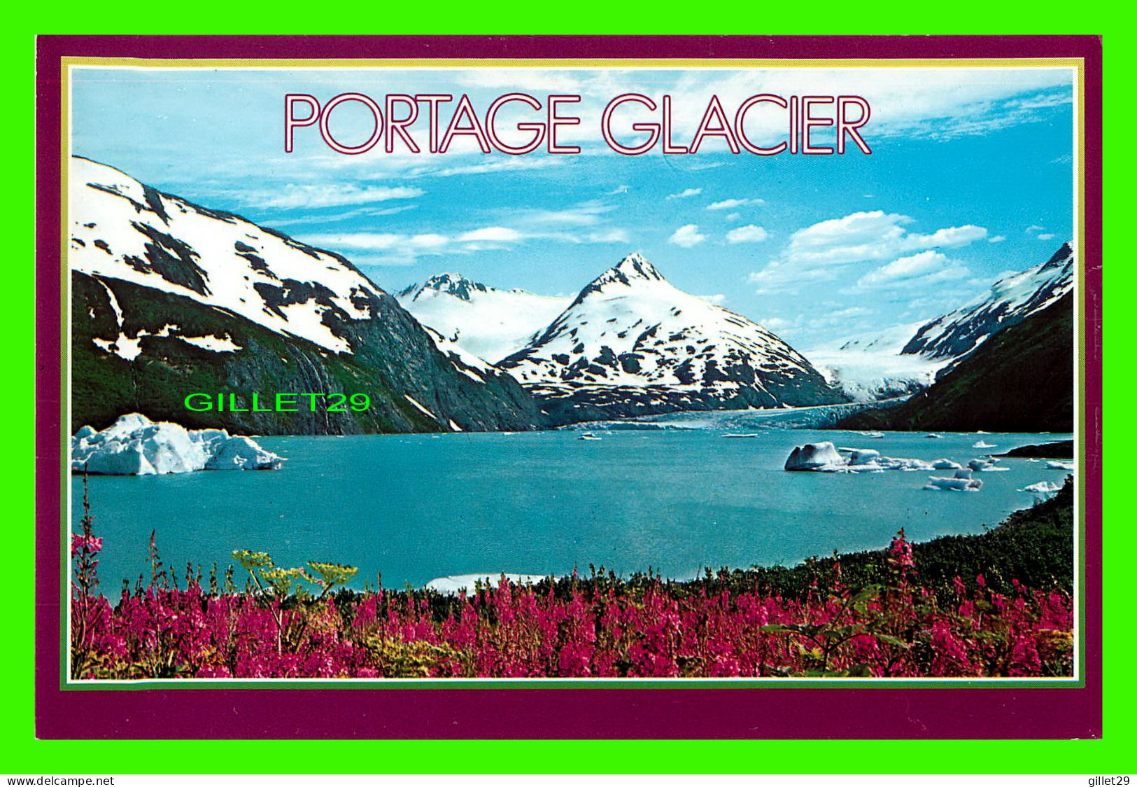 ANCHORAGE, ALASKA - PORTAGE GLACIER JUST OFF THE SEWARD HIGHWAY - ARCTIC CIRCLE ENTERPRISES - - Anchorage