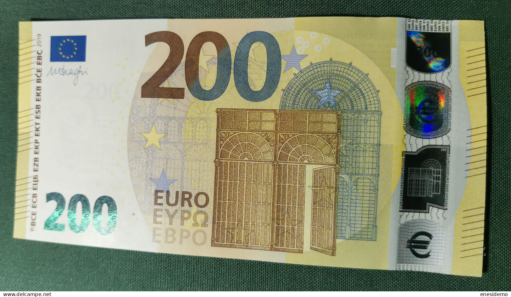 200 EURO ITALY 2019 DRAGHI S002A1 SE SC FDS UNCIRCULATED  PERFECT - 200 Euro