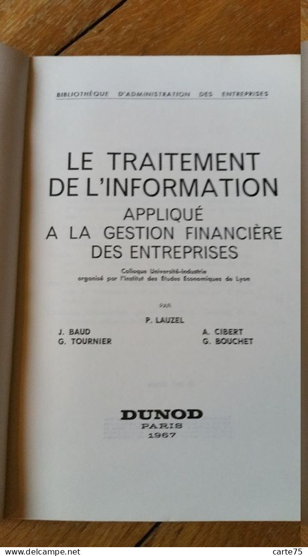 Rapport Tricot 1975, Rapport Nora Minc Annexe 4 1978, 4 1977, Le traitement de l'information 1967