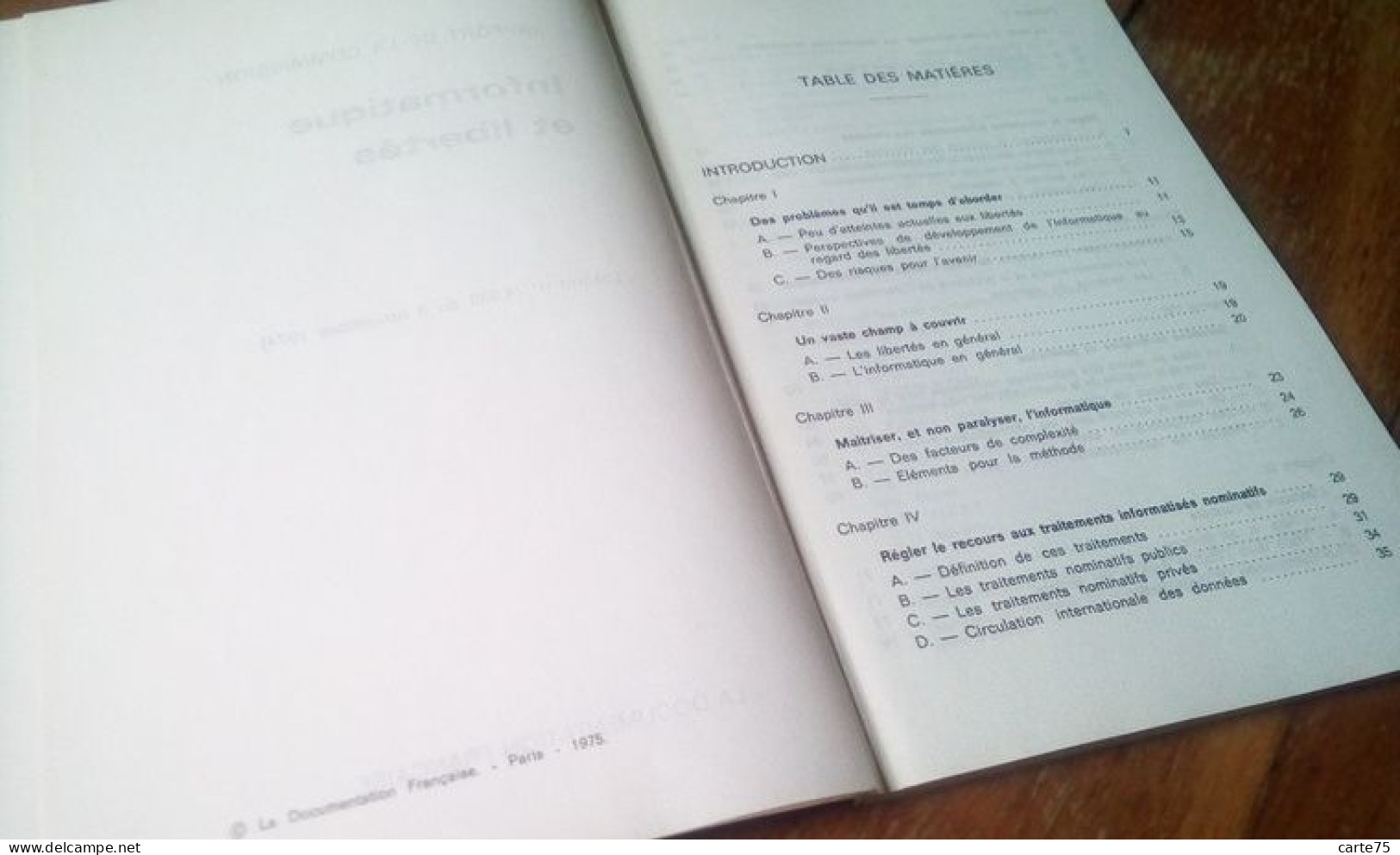 Rapport Tricot 1975, Rapport Nora Minc Annexe 4 1978, 4 1977, Le traitement de l'information 1967