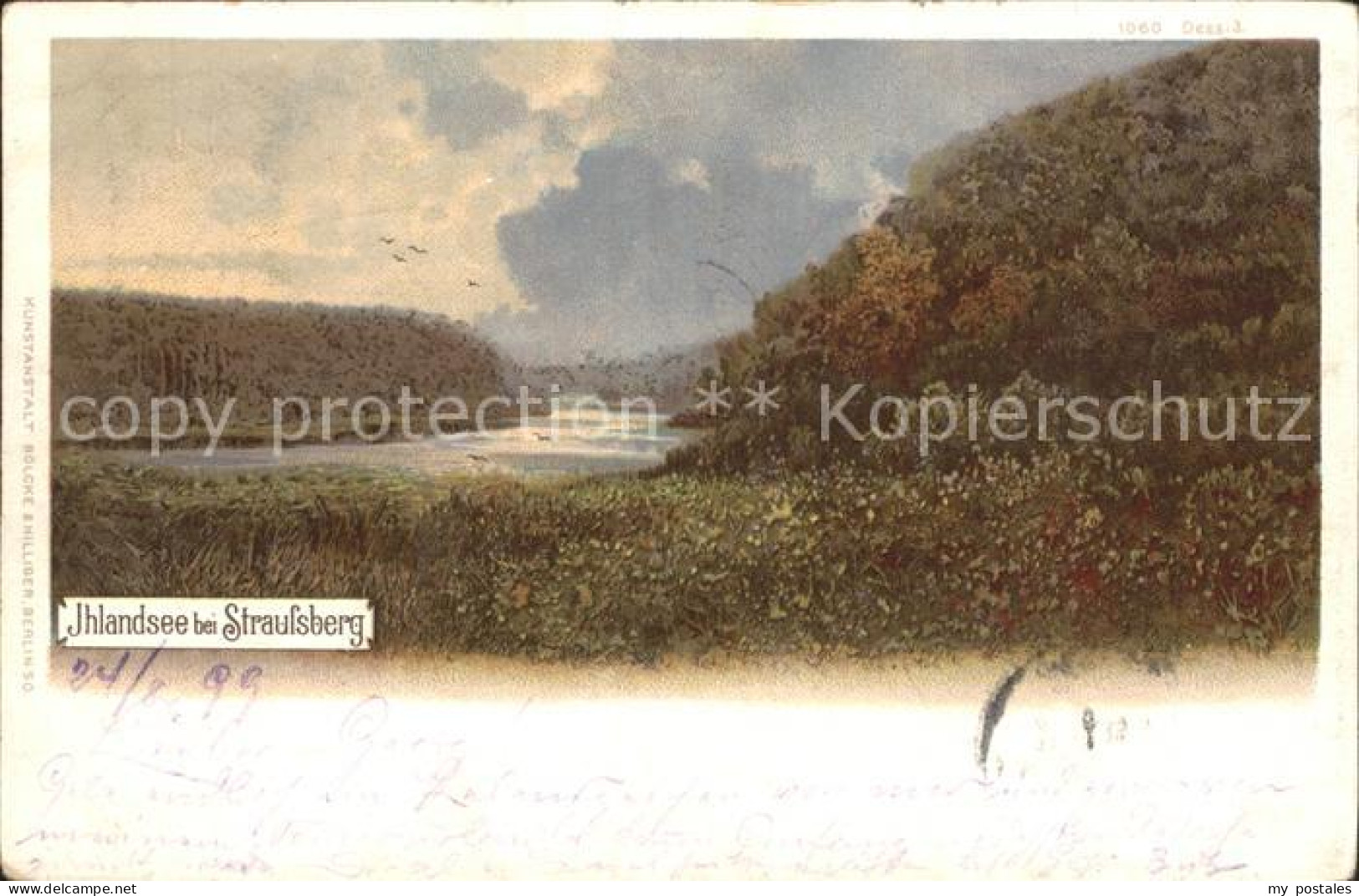 42252214 Strausberg Brandenburg Ihlandsee Kuenstlerkarte Strausberg - Strausberg