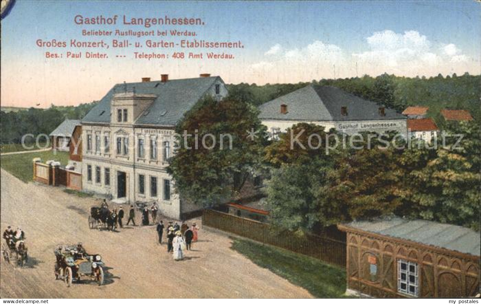 42251834 Werdau Sachsen Gasthof Langenhessen Werdau - Werdau