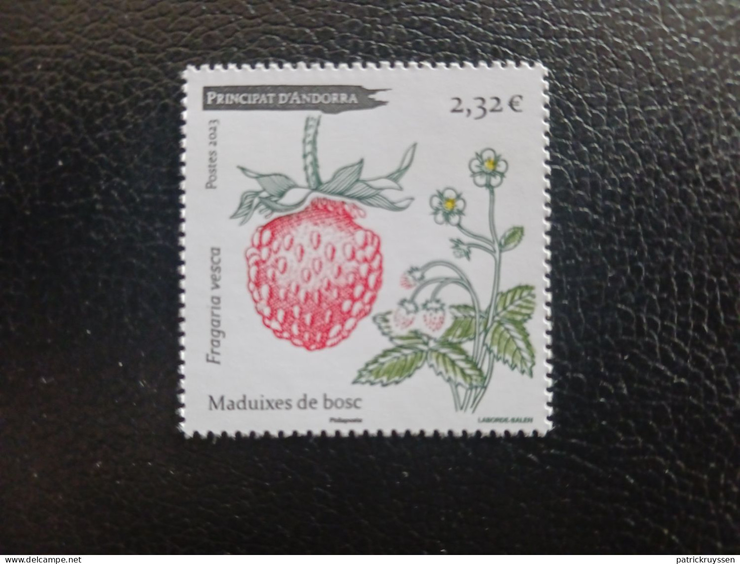 Andorra 2023 Andorre French Plant Nature Wild Strawberry Fragaria Vesca Fruit Fraise Bois1v Mnh - Nuovi