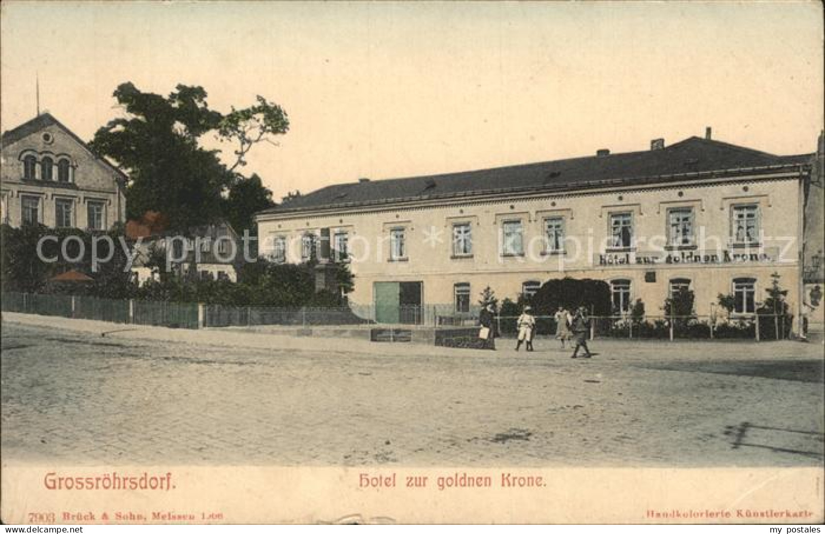 42248721 Grossroehrsdorf Sachsen Hotel Zur Goldenen Krone Grossroehrsdorf - Grossroehrsdorf