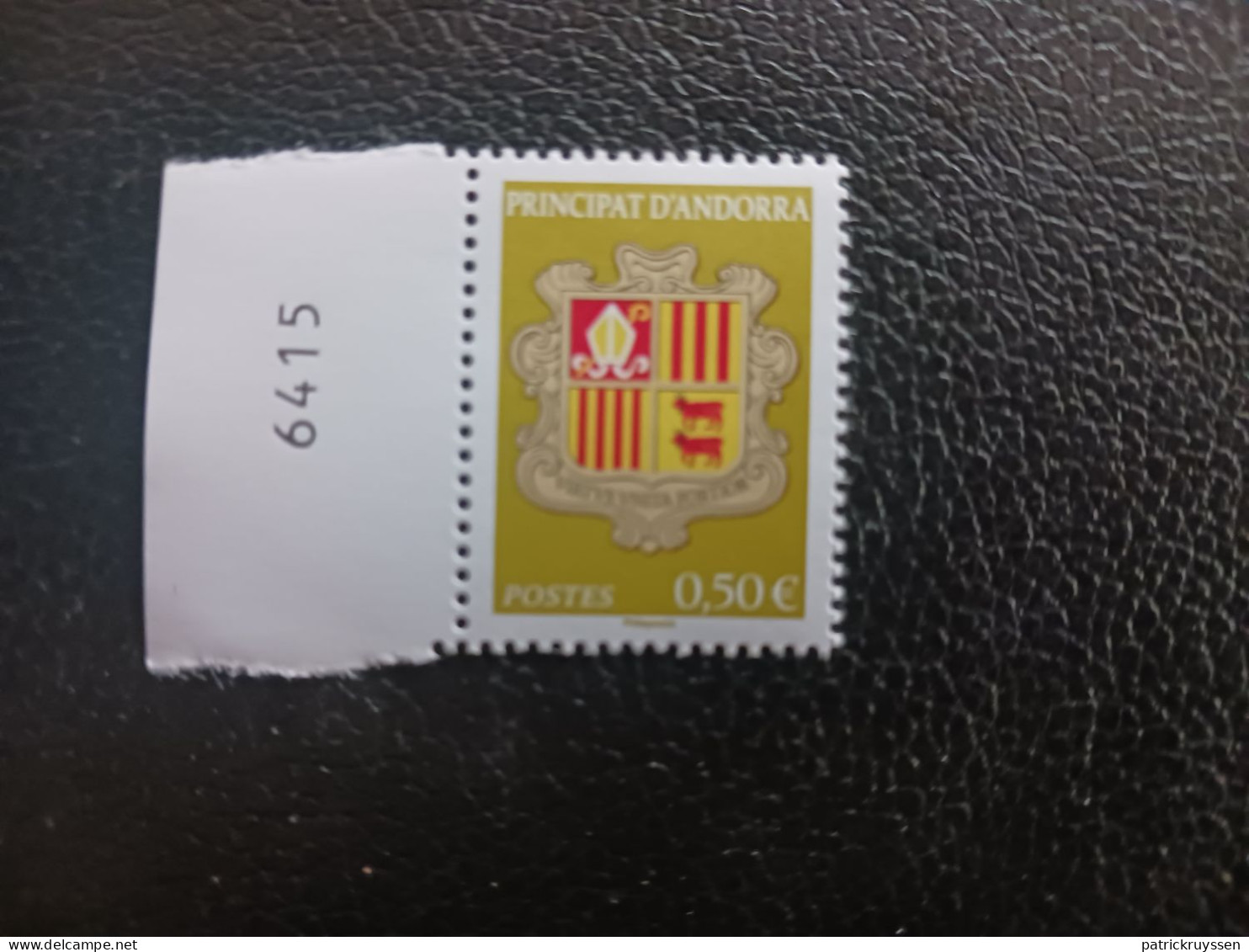 Andorra 2023 Andorre Escut Heraldic Armoirie COAT ARMS Emblem Cow 1v Mnh BDF LEFT NUMBER - Unused Stamps