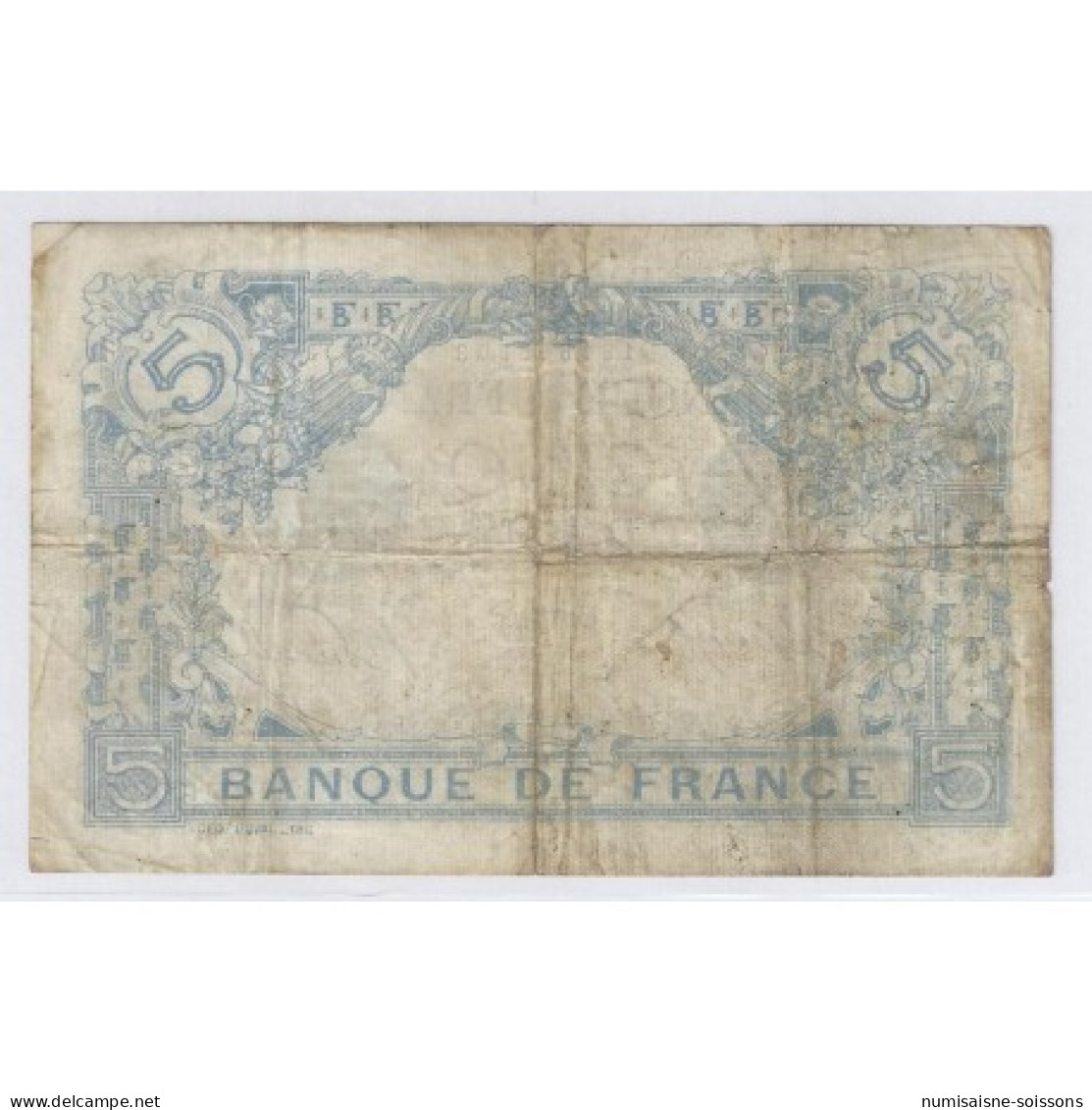 FAY 02/26 - 5 FRANCS BLEU - 17/04/1915 - TAUREAU -  TRES TRES BEAU - PICK 70 - Sin Clasificación