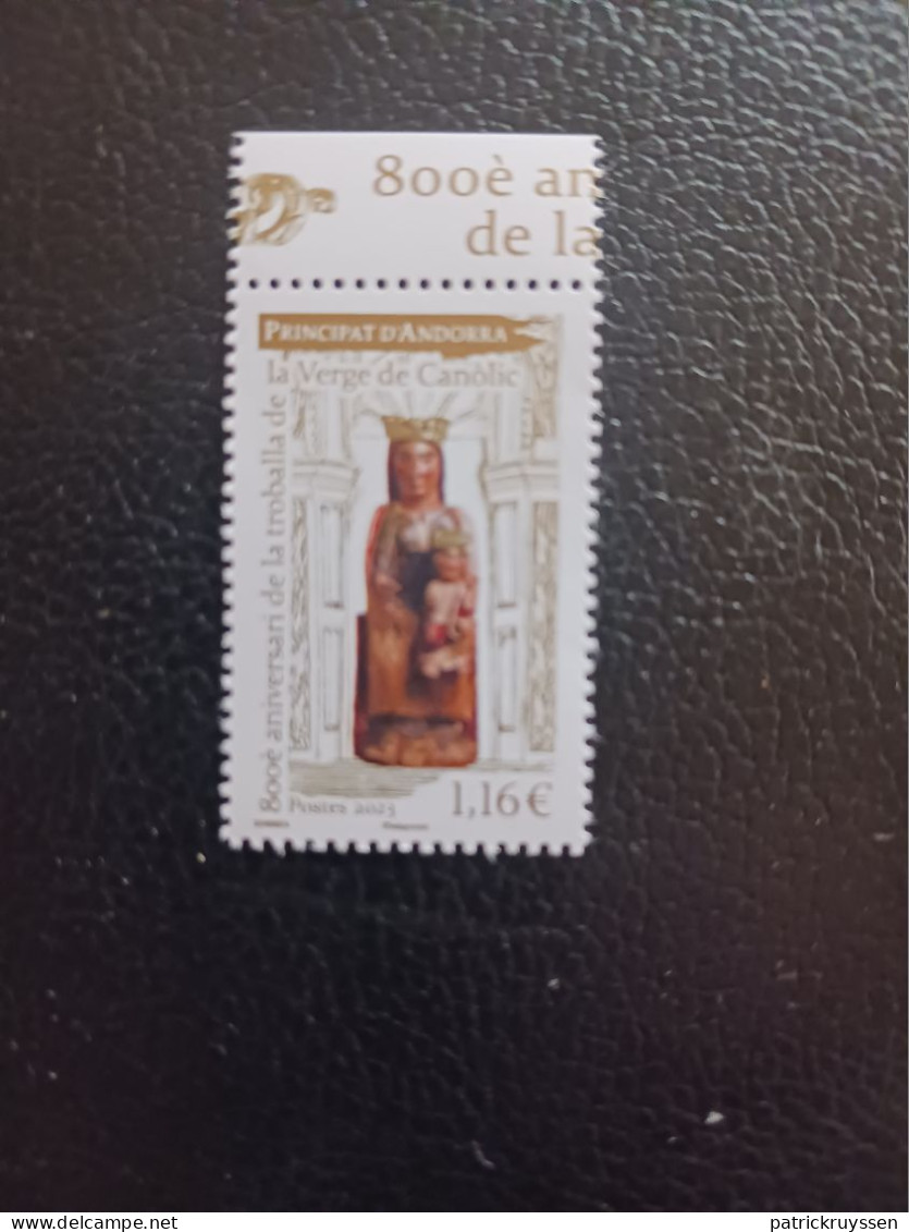 Andorra  2023 Andorre CHRISTMAS Rod Canolic Altarpiece Statue Virgin 1v Mnh BDF UP 800 AN - Unused Stamps