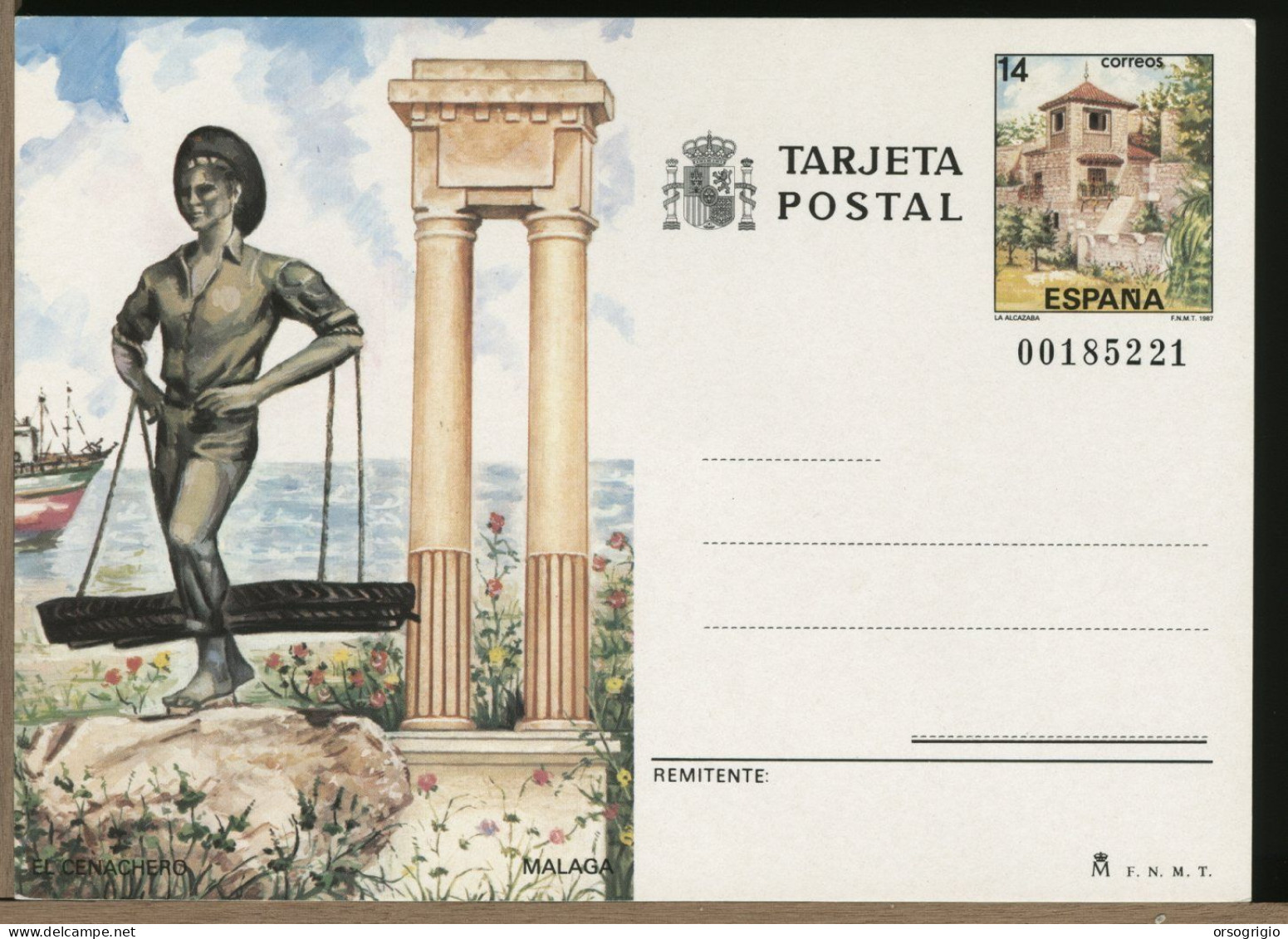 SPAGNA - Intero Postale - MALAGA - 1931-....