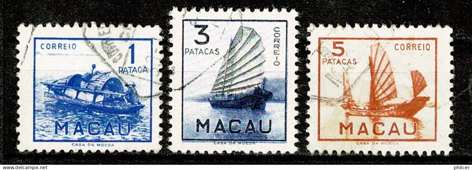 Macau, 1951, # 363/5, Used - Usati