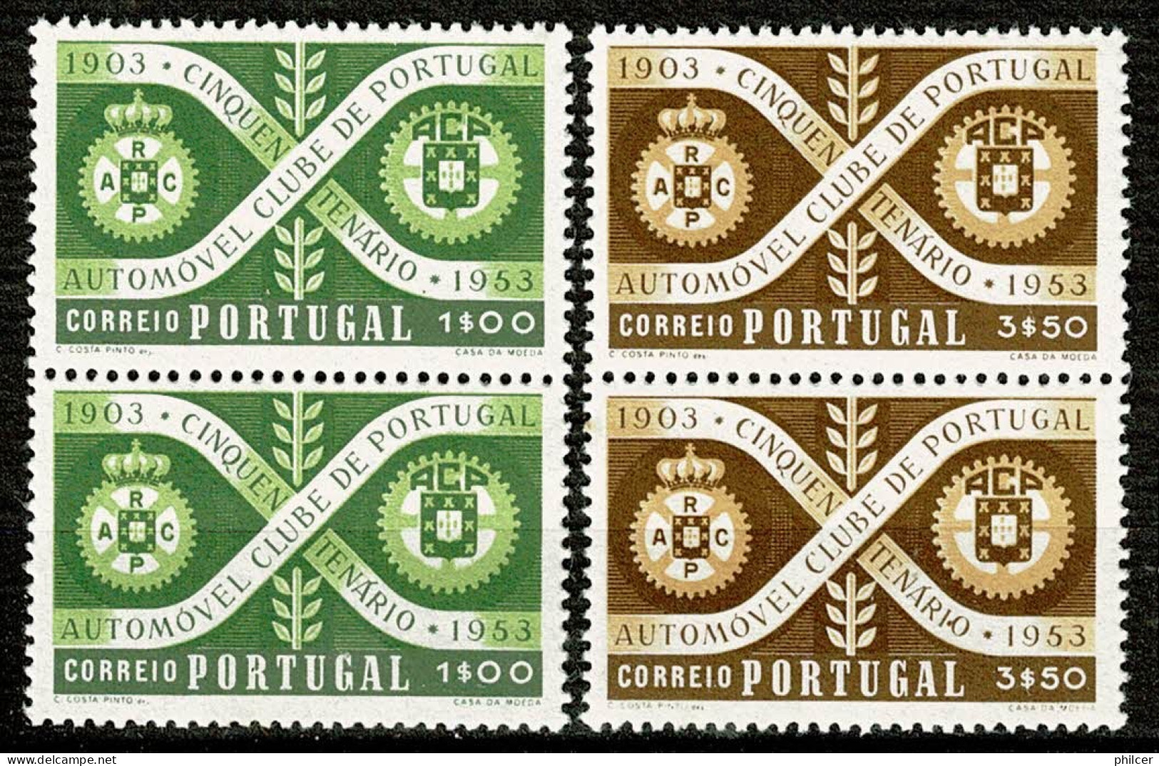 Portugal, 1953, # 782/3, MH - Neufs