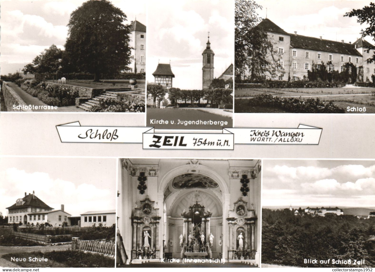 LEUTKIRCH IM ALLGAU, MULTIPLE VIEWS, ZEIL CASTLE, ARCHITECTURE, GERMANY, POSTCARD - Leutkirch I. Allg.