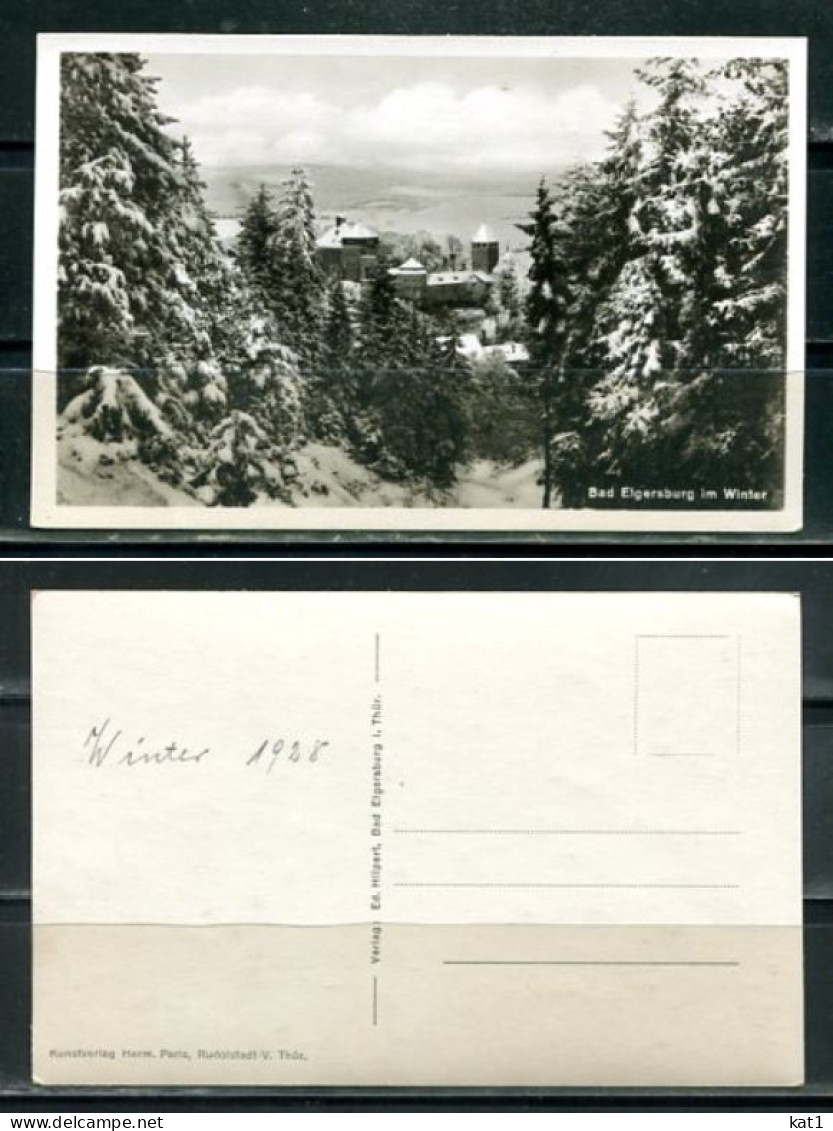 K19380)Ansichtskarte: Elgersburg Im Winter - Elgersburg