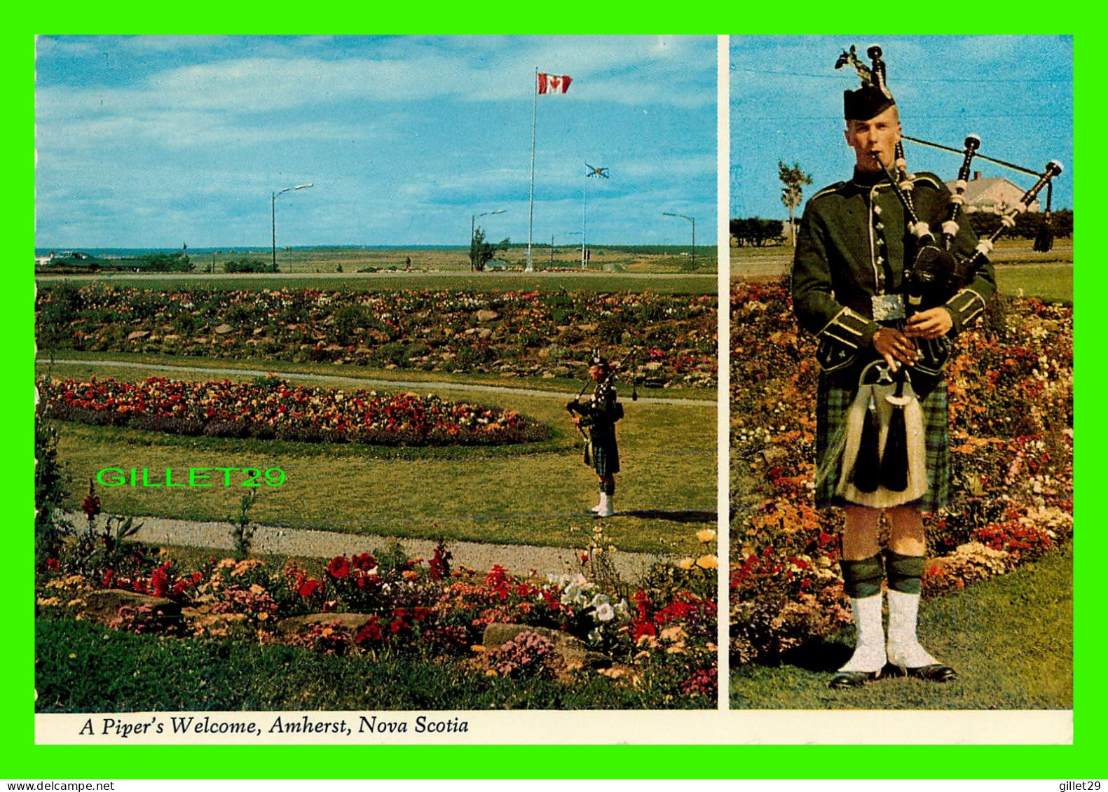 AMHERST, NOVA SCOTIA - A PIPER'S WELCOME - 2 MULTIVUES -  H. S. CROCKER CO INC - - Otros & Sin Clasificación