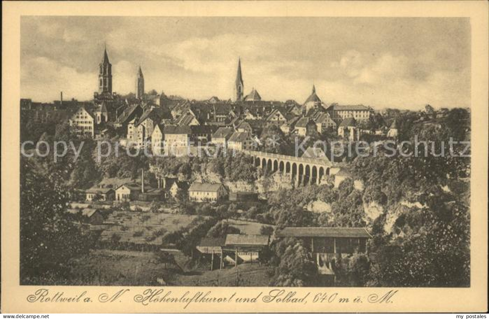 41573522 Rottweil Neckar Panorama Rottweil - Rottweil