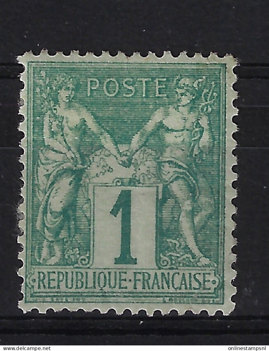 France Yv 61 Neuf Avec ( Ou Trace De) Charniere / MH/*  Petit Plier - 1876-1878 Sage (Type I)