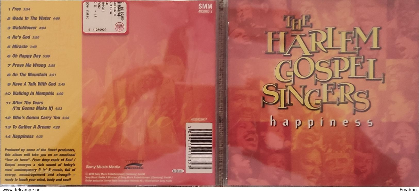 BORGATTA - GOSPEL - CD " HAPPINESS  "  THE HARLEM GOSPEL SINGERS - SONY MUSIC 1998 - USATO In Buono Stato - Religion & Gospel