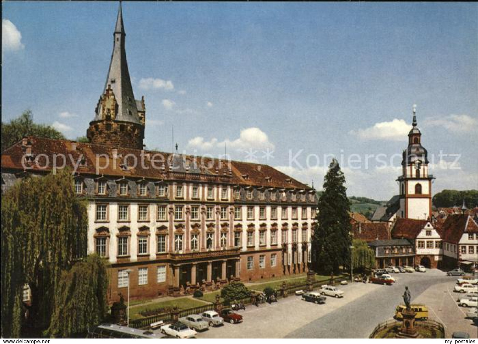 41572590 Erbach Odenwald Marktplatz Schloss Erbach - Erbach