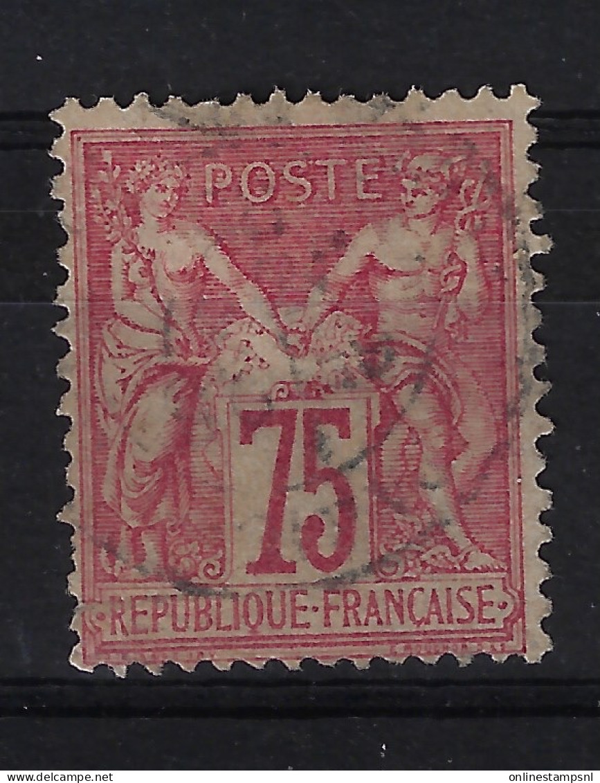 France Yv 71 Oblitéré/cancelled/used - 1876-1878 Sage (Type I)