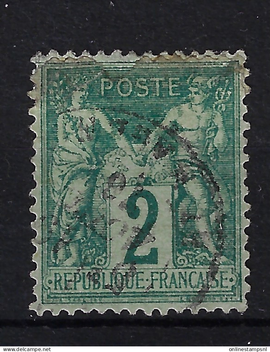 France Yv 62 Oblitéré/cancelled/used - 1876-1878 Sage (Type I)