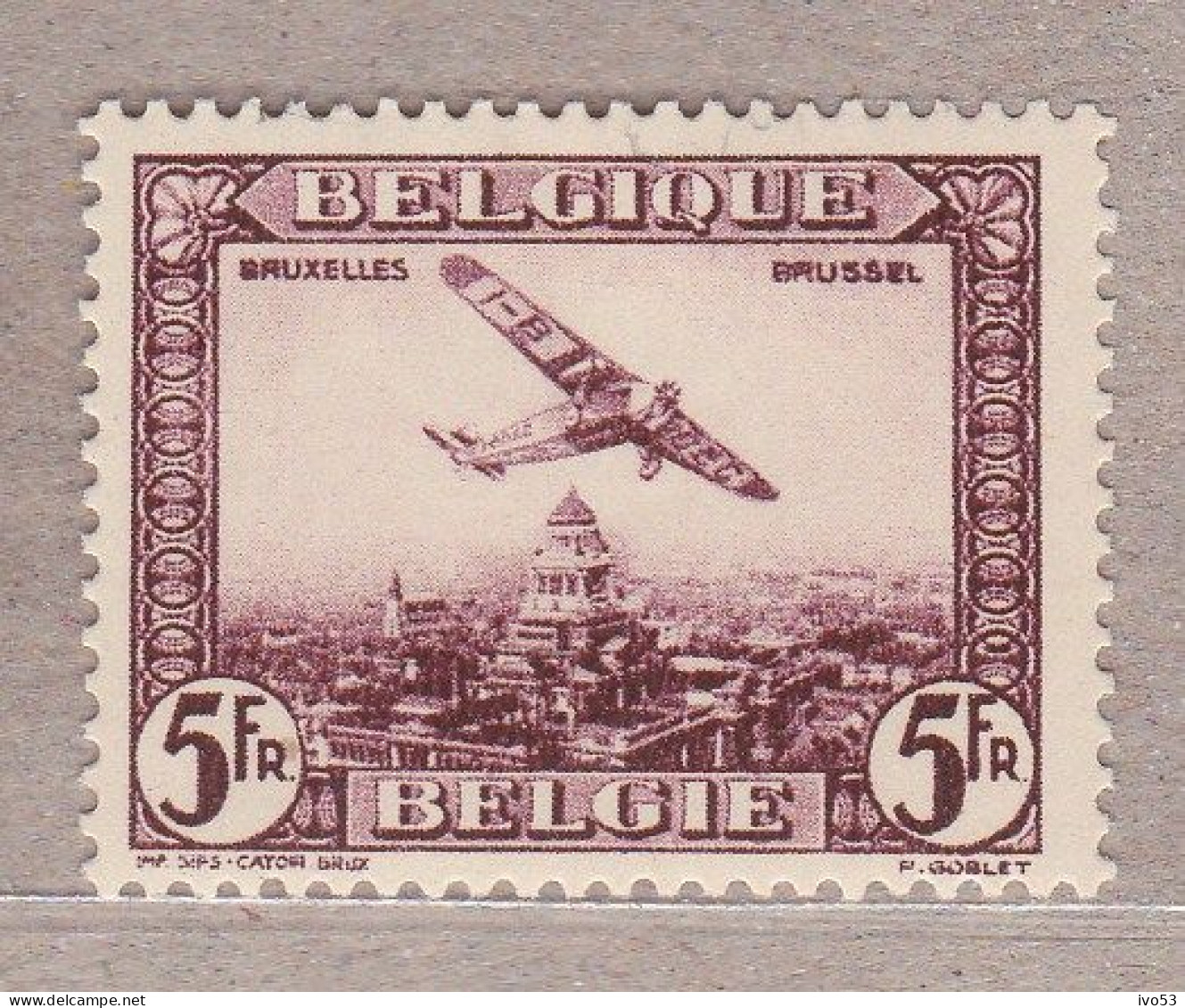 1930 Nr PA4* Met Scharnier,Fokker F.VII. - Postfris