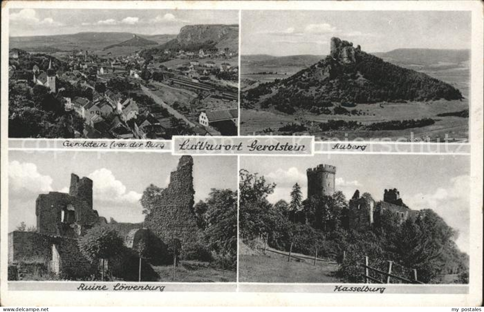 41572121 Gerolstein Ruine Loeweburg Hasselburg Auberg Gerolstein - Gerolstein