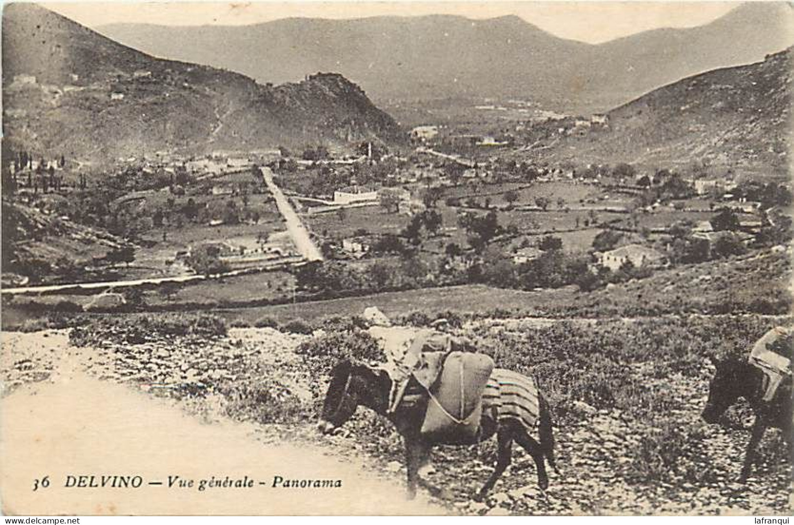 Pays Div-ref EE42-guerre 1914-18 -albanie - Delvino - Transports - Anes - Ane - - Albanie