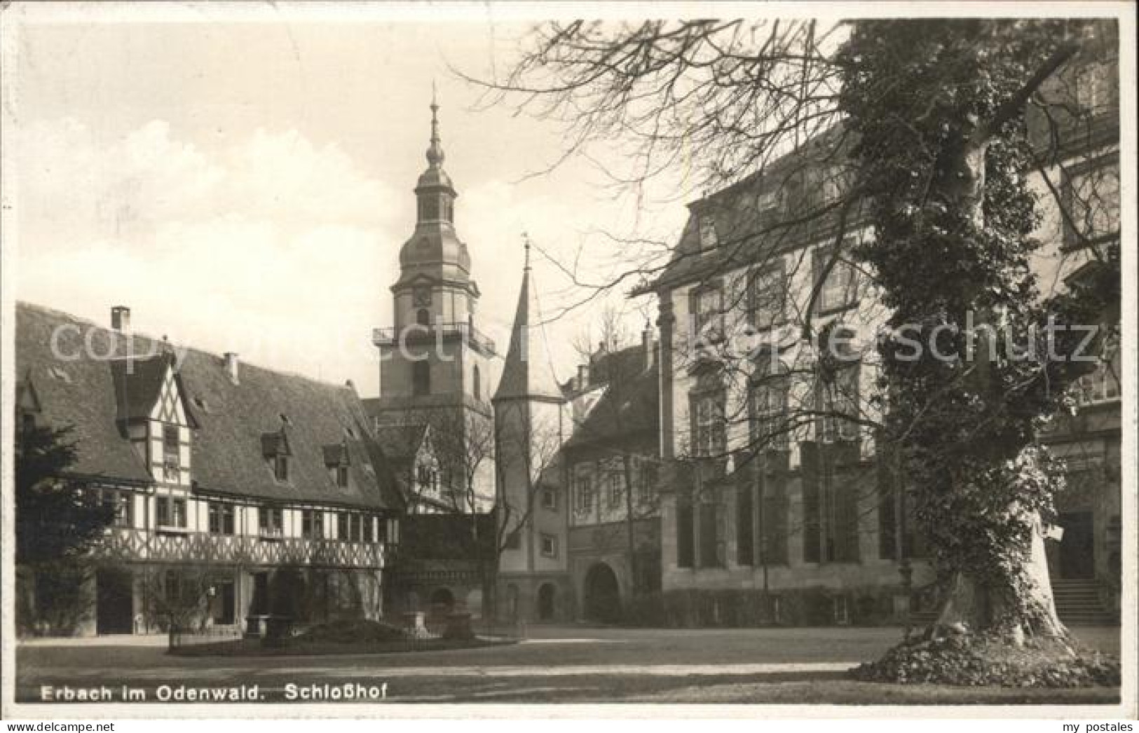 41572078 Erbach Odenwald Schlosshof Erbach - Erbach