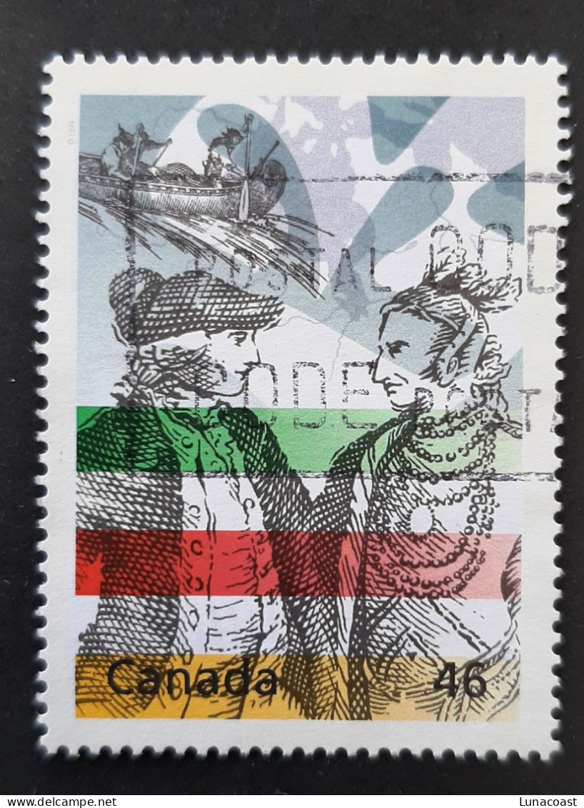 Canada 2000  USED Sc 1834a    46c  Millennium, Hudson's Bay Company - Used Stamps