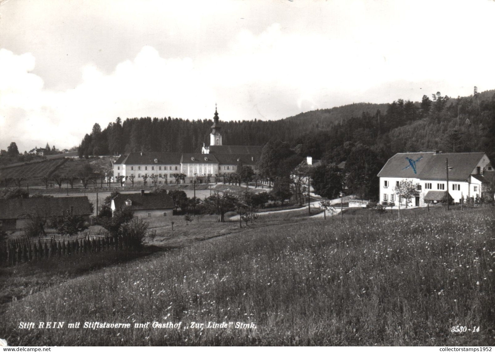 GRATWEIN, REIN ABBEY, ARCHITECTURE, AUSTRIA, POSTCARD - Gratwein