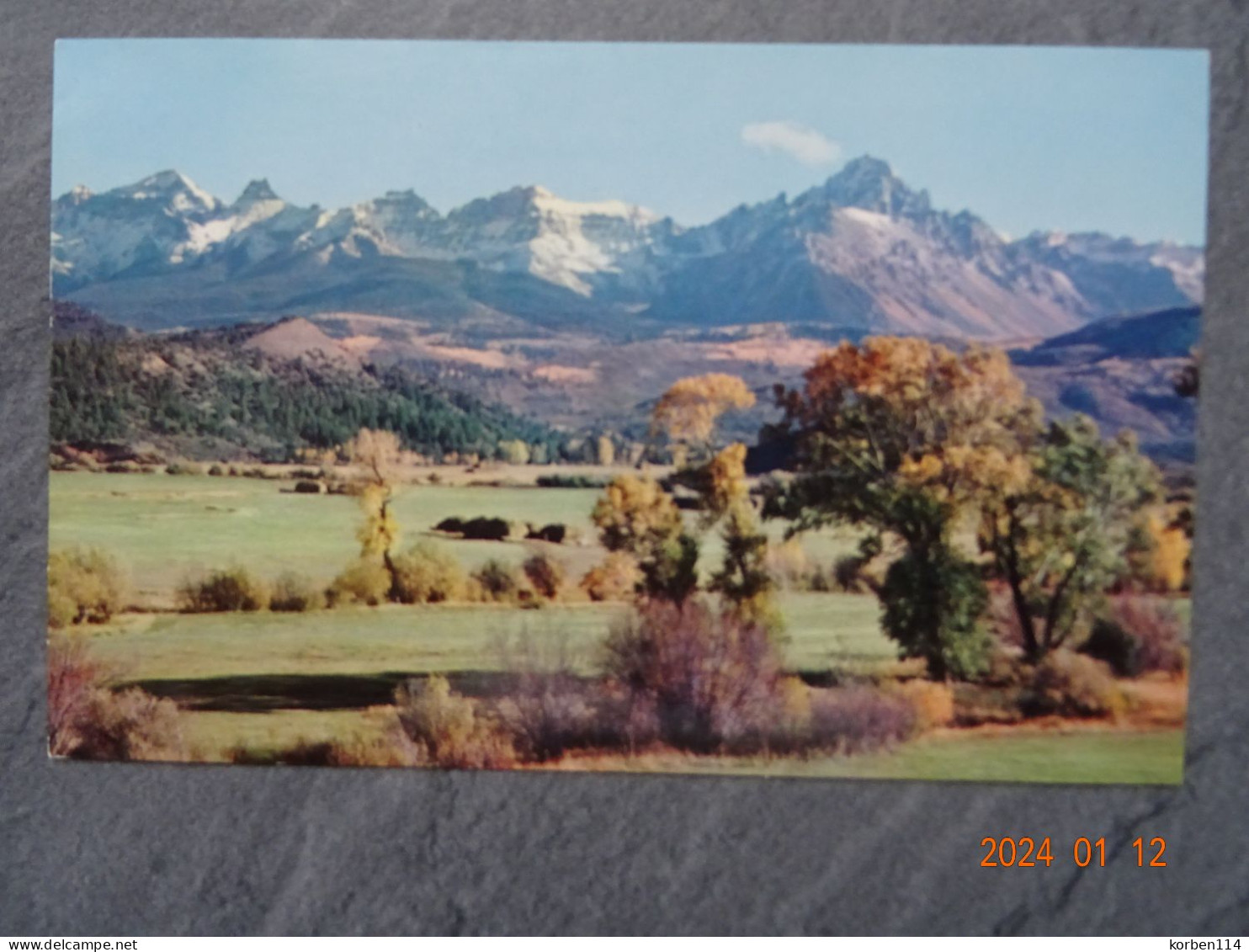 SAN JUAN RANGE COLORADO ROCKIES - Sonstige & Ohne Zuordnung