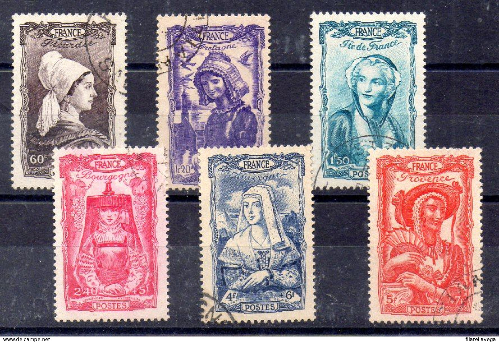 Francia Serie N ºYvert 593/98 O - Used Stamps
