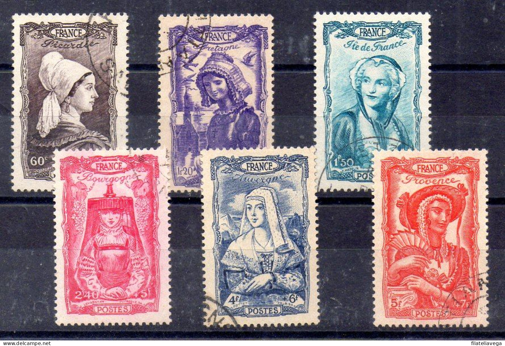 Francia Serie N ºYvert 593/98 O - Oblitérés