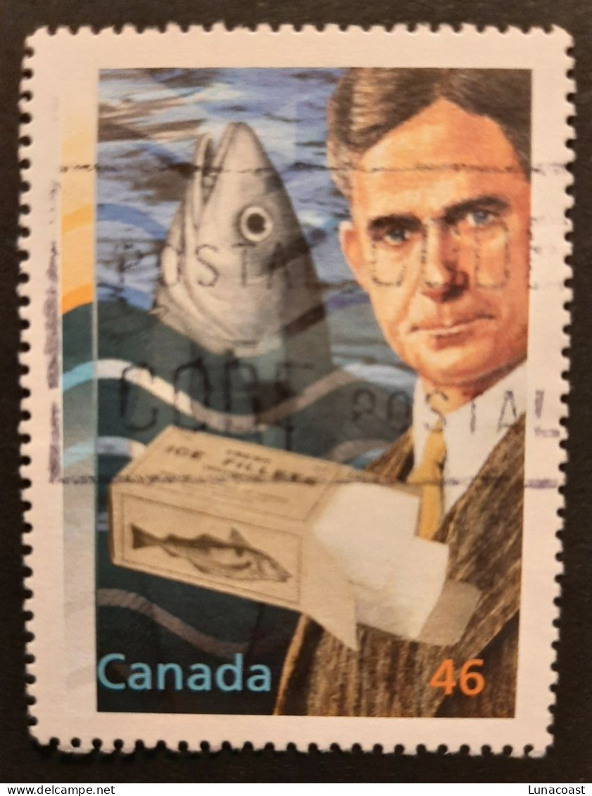 Canada 2000  USED Sc 1833c    46c  Millennium, Dr. Archibald G. Huntsman - Used Stamps