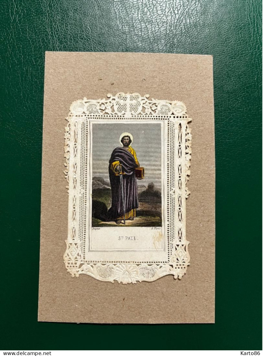 Image Pieuse XIXème Canivet Holy Card * Dopter éditeur * St Paul * Religion Croyance Christianisme - Religion & Esotérisme