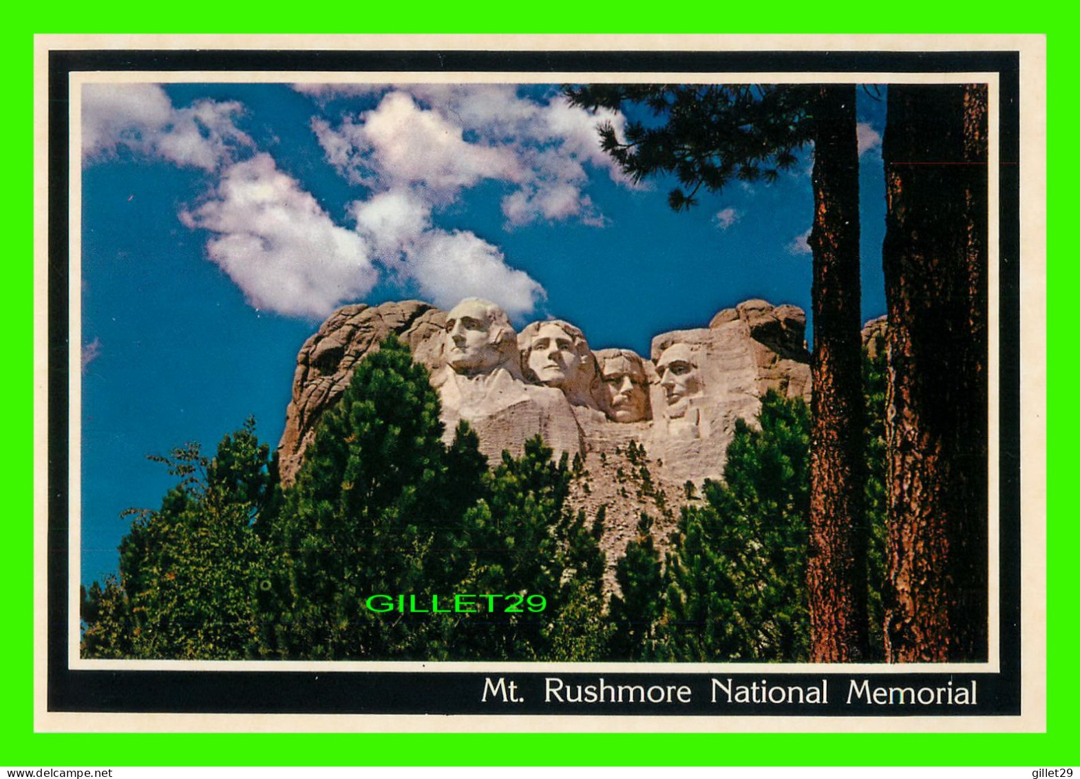 BLACK HILLS, SD - MT. RUSHMORE NATIOAL MEMORIAL BEGAN IN 1927 - ELITE PRINTS - - Otros & Sin Clasificación