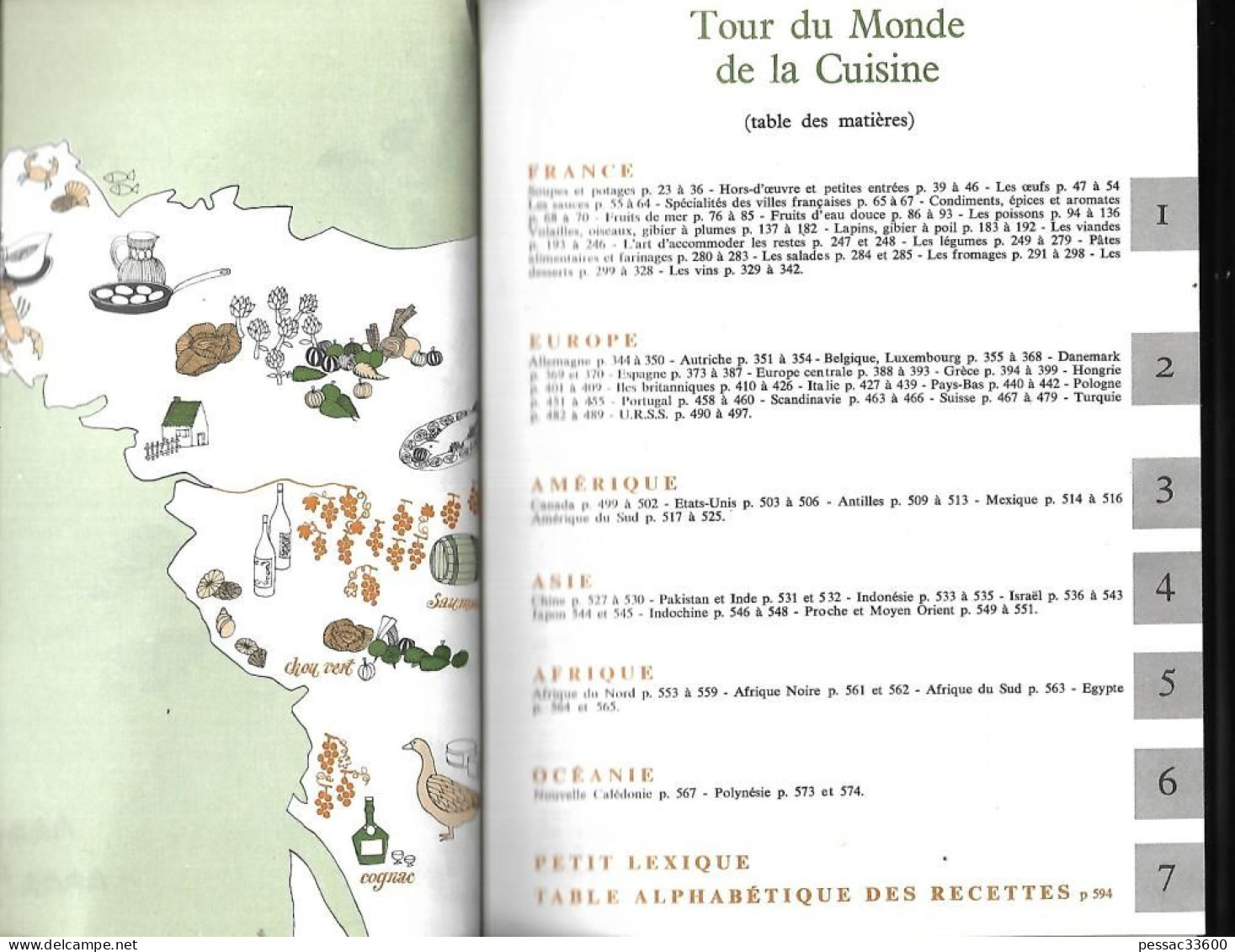 La Cuisine R.J Courtine 1969 TBE Encyclopédie Universelle  5000 Recettes Cuisine De France Et Du Monde Entier - Picardie - Nord-Pas-de-Calais