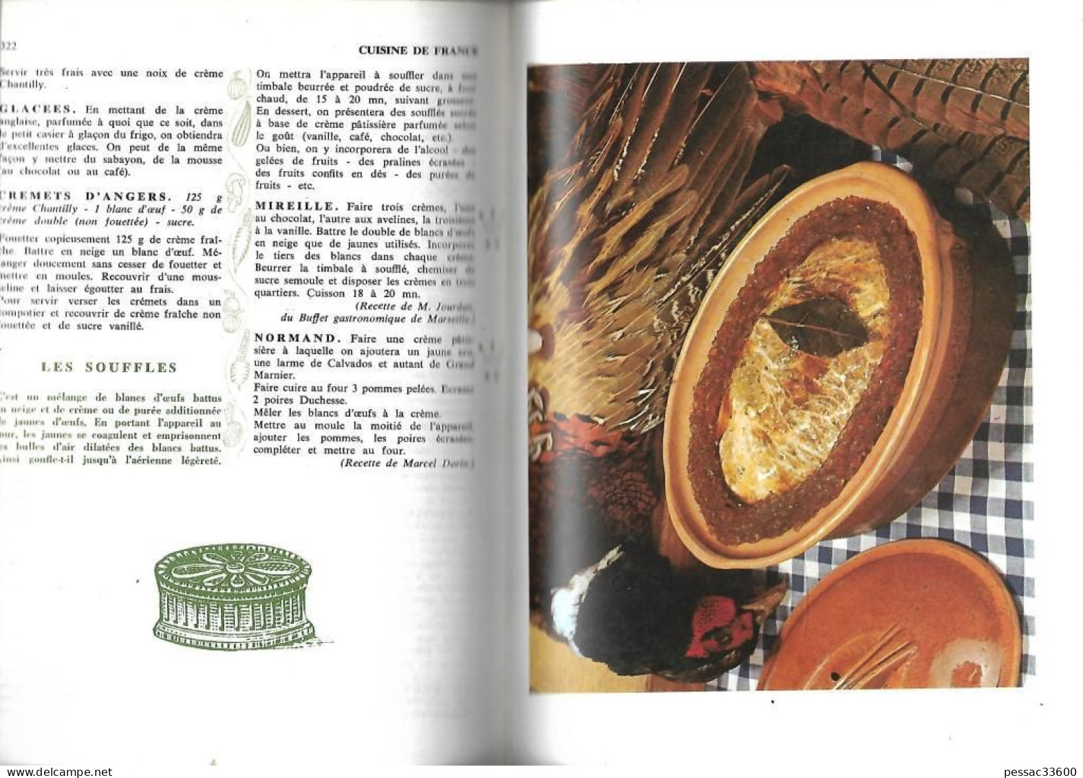 La Cuisine R.J Courtine 1969 TBE Encyclopédie Universelle  5000 Recettes Cuisine De France Et Du Monde Entier - Picardie - Nord-Pas-de-Calais
