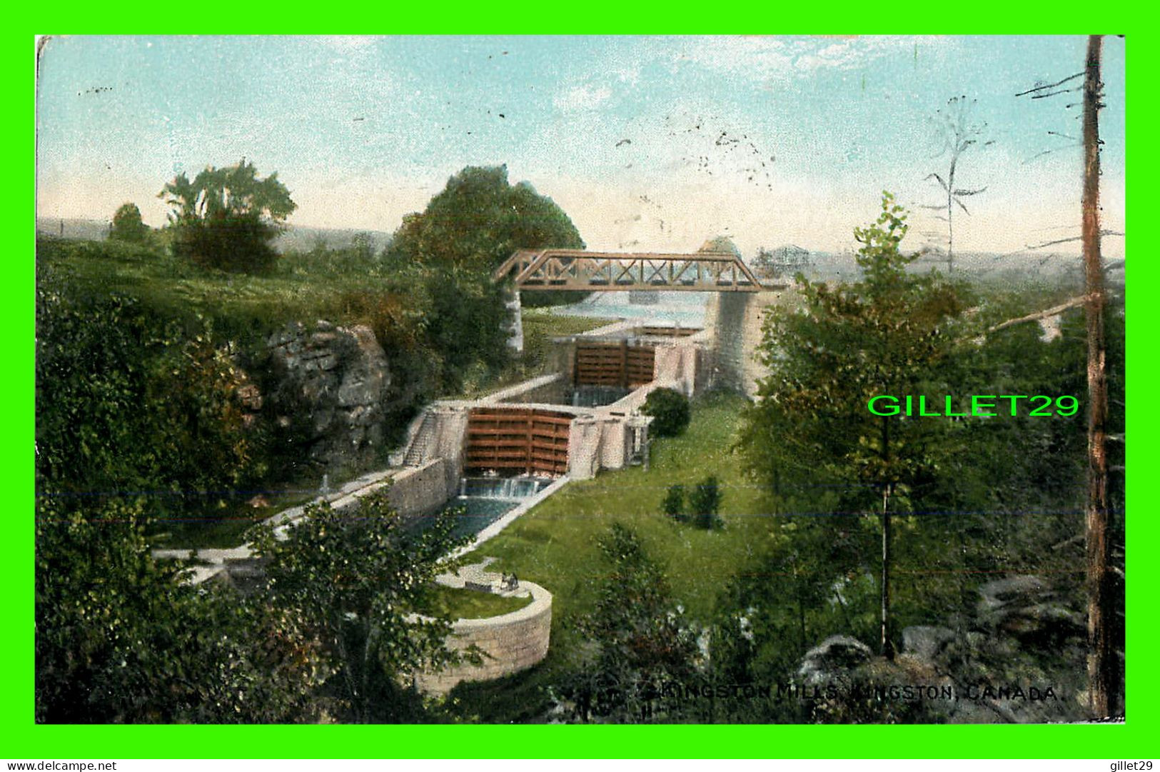 KINGSTON, ONTARIO - KINGSTON MILLS - TRAVEL IN 1916 - - Kingston