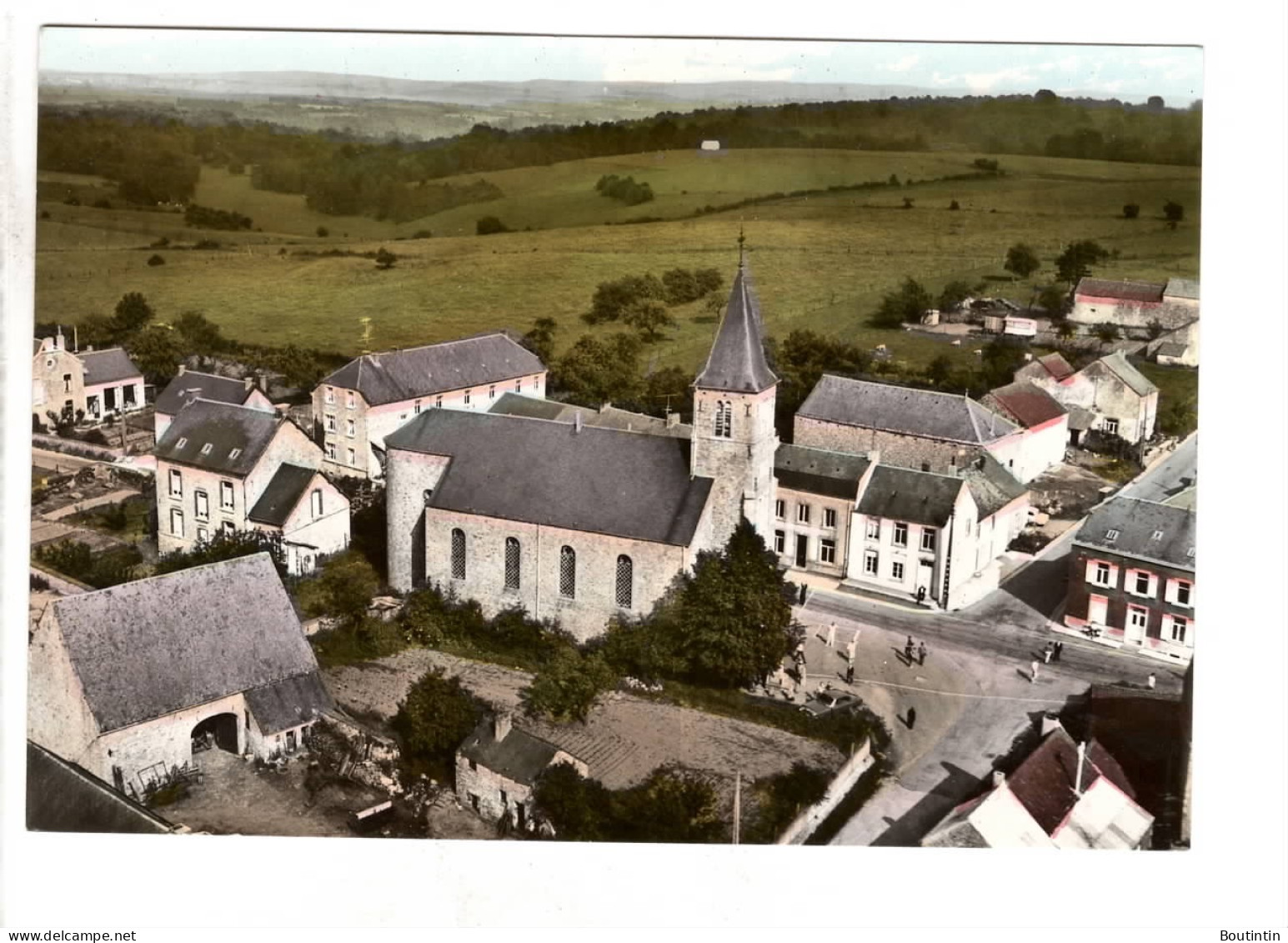 Morville Vue Aérienne ( Terrain De Balle Pelote ) - Florennes