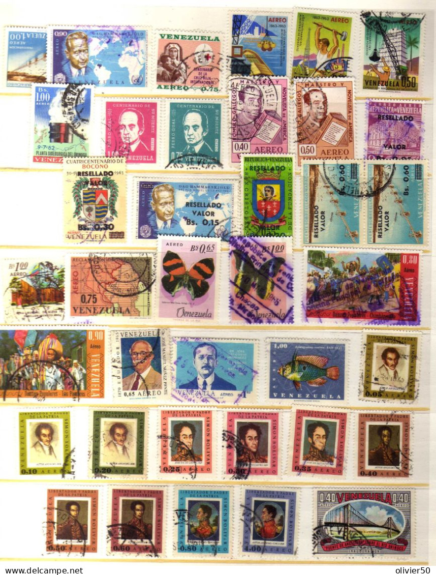 Venezuela - (1961-67) -  P A  Celebrites - Evenements  -  Obliteres - Venezuela