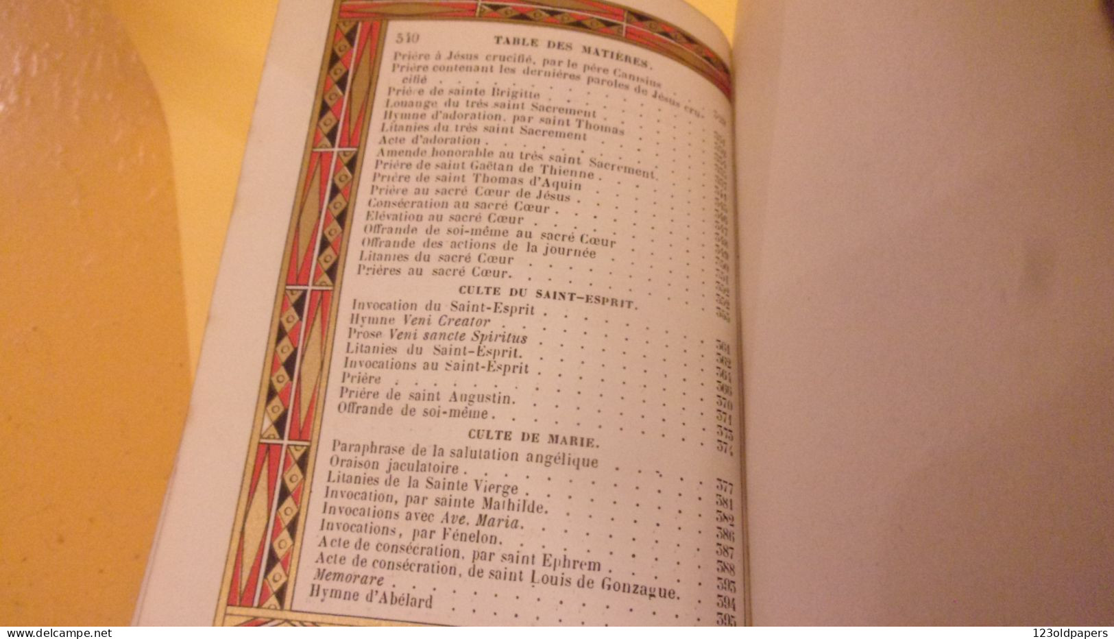 Livre de Prières Oeuvres des Saints Pères 1860 lithogr. Auguste Leroy Dijon