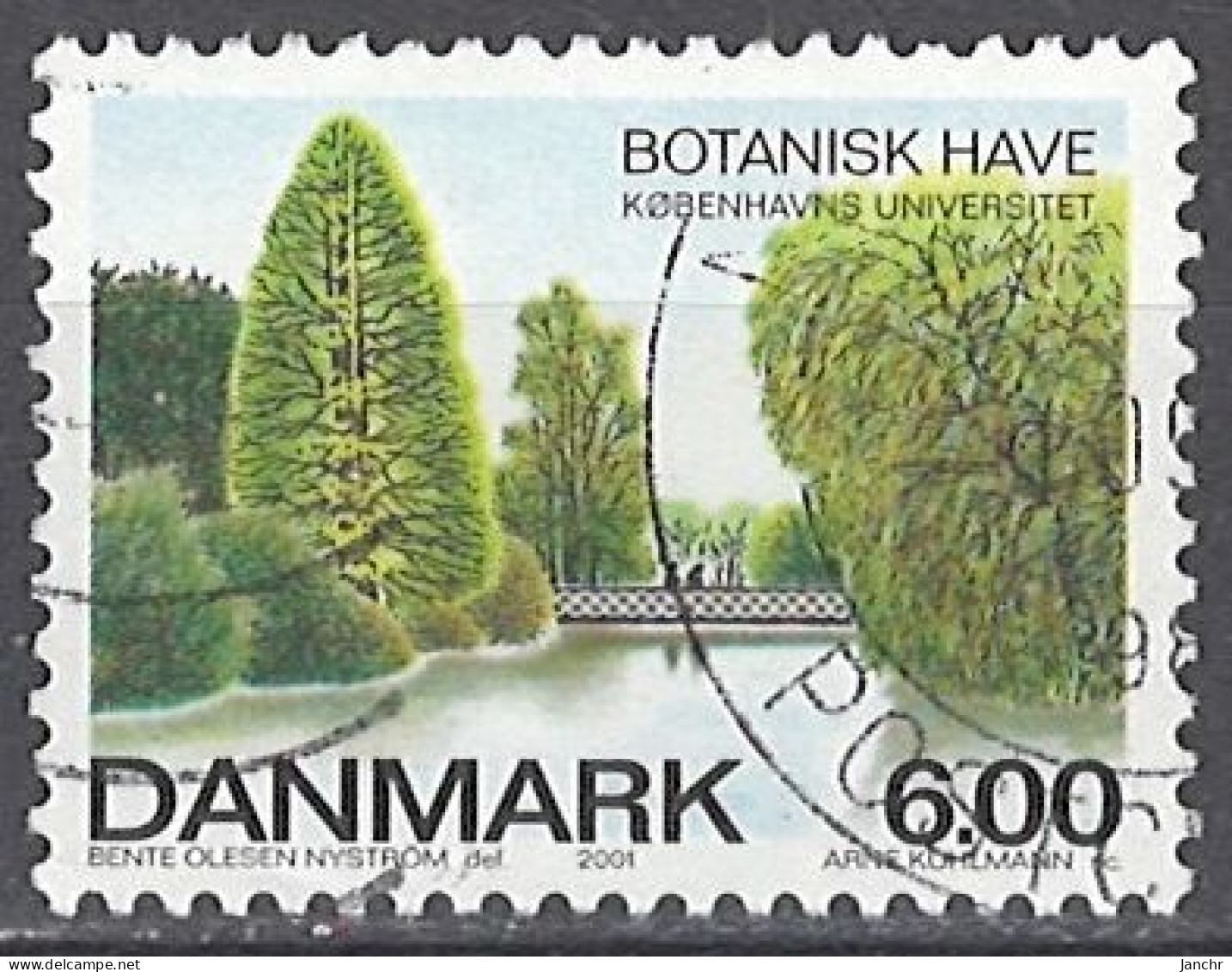 Denmark 2001. Mi.Nr. 1268, Used O - Oblitérés